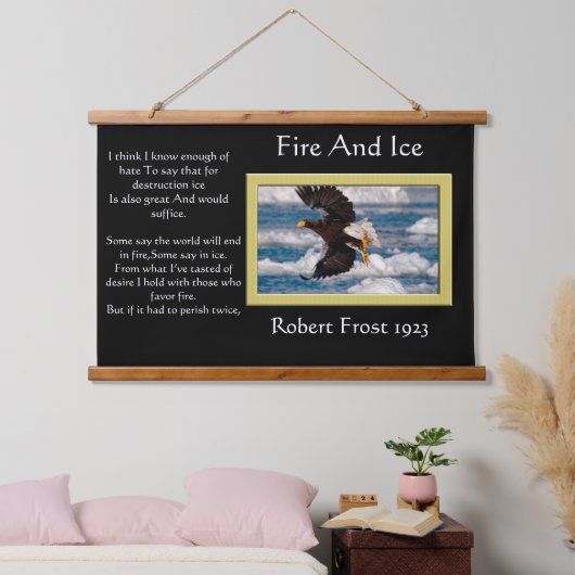 氷飛んでいるで海を越える 吊り下げ型タペストリー (寝室)