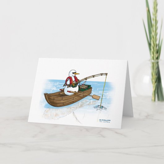 氷魚釣りオン氷 サンキューカード (正面)