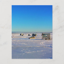 氷魚釣り収集 ポストカード