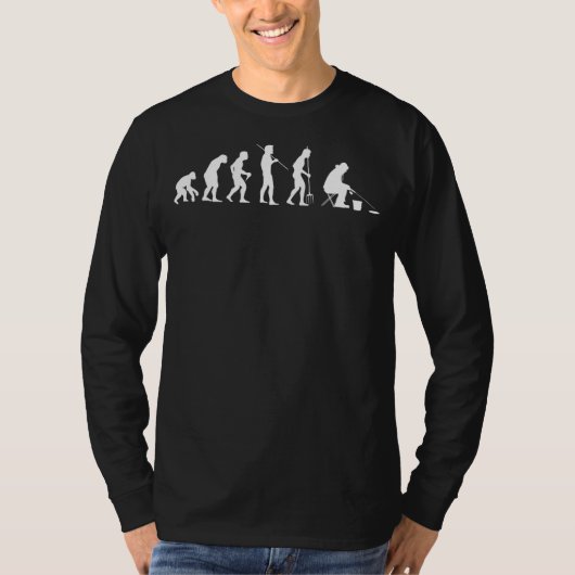 氷魚釣り進化氷フィッシャー魚釣り棒鯉 Tシャツ (正面)