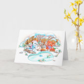 氷魚釣り カード (黄色い花)