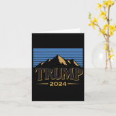 氷2024トランプ2024選挙アメリカ人 カード (黄色い花)
