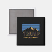 氷2024トランプ2024選挙アメリカ人 マグネット (正面/裏面)