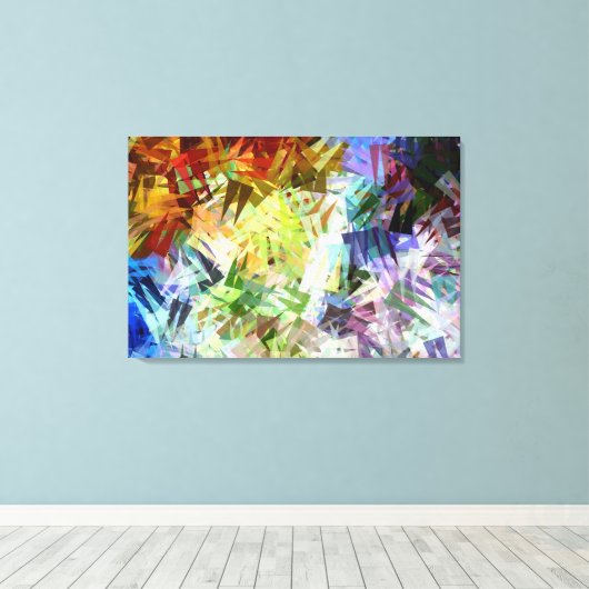 氷 キャンバスプリント (インサイチュ (ウッドフロア))