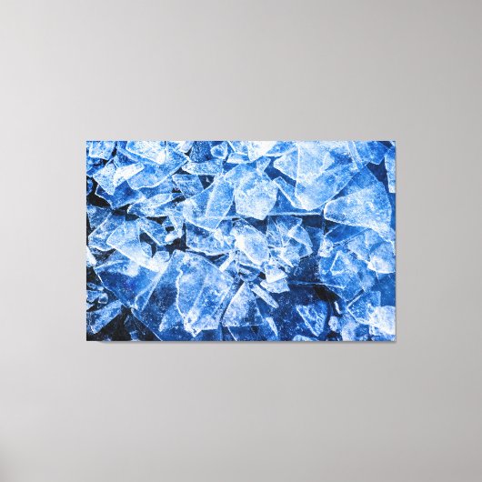 氷 キャンバスプリント (正面)