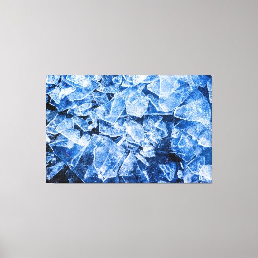 氷 キャンバスプリント (正面)