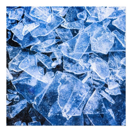 氷 フォトプリント            (正面)