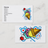 氷 名刺 (正面/裏面)