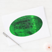 氷 – 氷河 – 美しい！ 楕円形シール (封筒)