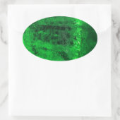 氷 – 氷河 – 美しい！ 楕円形シール (バッグ)