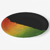 氷、金ゴールド、グリーン紙プレート ペーパープレート (アングル)