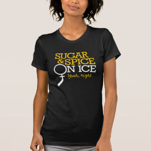 氷Tシャツの砂糖とスパイス Tシャツ