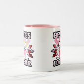 永久におもしろいなBFFの親友 ツートーンマグカップ (中央)