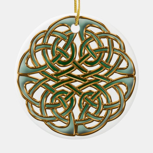 永久にアイルランド セラミックオーナメント (正面)