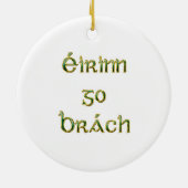 永久にアイルランド セラミックオーナメント (裏面)