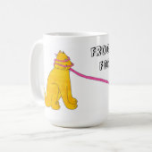 永久にカエルのキス! (手色のマグ) (選択#1) コーヒーマグカップ (正面左)