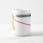 永久にカエルのキス! (手色のマグ) (選択#2) コーヒーマグカップ (中央)