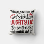 永久にサンタのナウトリストと愛し続ける クッション (正面)