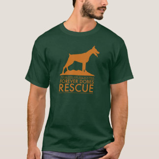 永久にシルエットのDobesのオレンジTシャツ Tシャツ
