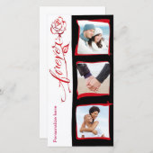 永久にバレンタインの記念日の写真カード シーズンカード (正面/裏面)