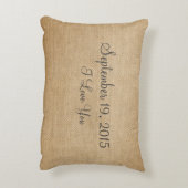 永久にバーラップおよび常に結婚します アクセントクッション (裏面(縦))