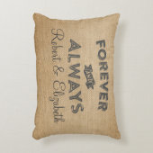 永久にバーラップおよび常に結婚します アクセントクッション (正面(垂直))