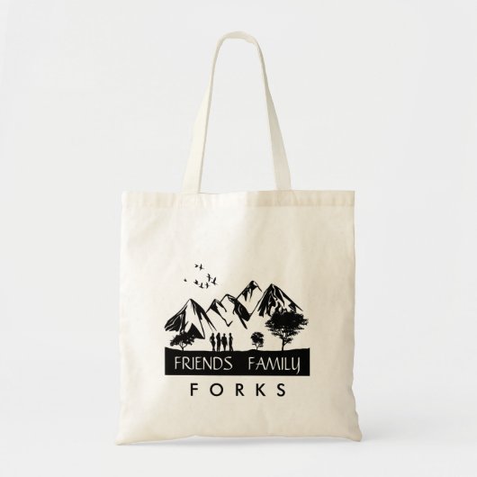 永久にフォーク トートバッグ (正面)