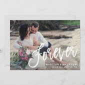 永久にブラシをかけたままのSave the Dateのお知らせ セーブザデート (正面/裏面)