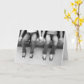 永久に一緒に着席 カード (黄色い花)