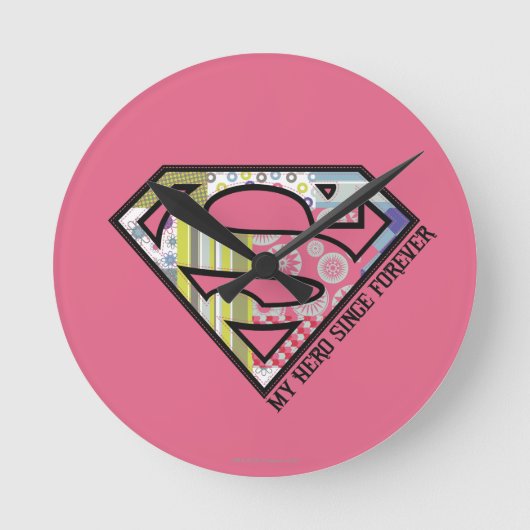 永久に以来の私の英雄 ラウンド壁時計 (正面)