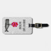 永久に住んでいるように夢を見て下さい ラゲッジタグ (正面横)