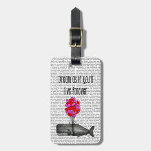 永久に住んでいるように夢を見て下さい ラゲッジタグ