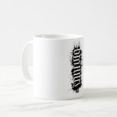永久に兄弟Ambigram コーヒーマグカップ (正面左)
