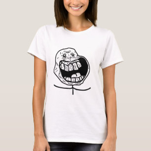 永久に単独で顔 Tシャツ