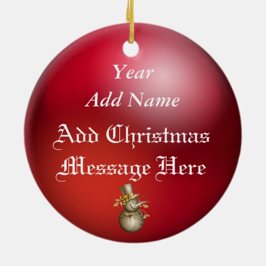 永久に友人のハートのクリスマスのオーナメント セラミックオーナメント (裏面)