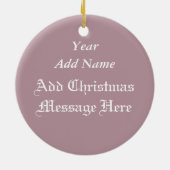永久に友人の天使のクリスマスのオーナメント セラミックオーナメント (裏面)