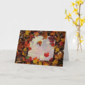 永久に友人の挨拶状 カード (黄色い花)