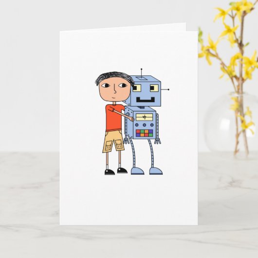 永久に友人の-挨拶状 カード (黄色い花)