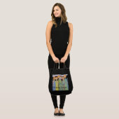 "永久に友人"のトートバック トートバッグ (正面(モデル))