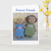 永久に友人 カード (黄色い花)