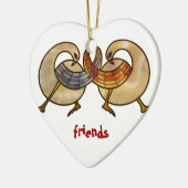 永久に友人 セラミックオーナメント (左)