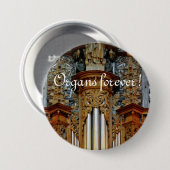 永久に器官! Rodezのカテドラルボタン 缶バッジ (正面&裏面)