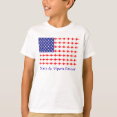 永久に子供の星及び毒蛇のワイシャツ Tシャツ (正面)