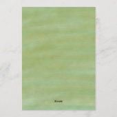 永久に市場から消えたゴルフ ウェディングシャワー 招待状 (裏面)