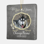 永久に後をつけます記念の記念品の愛して下さい セラミックオーナメント (左)