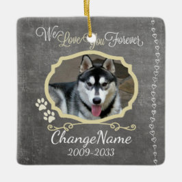 永久に後をつけます記念の記念品の愛して下さい セラミックオーナメント