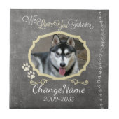 永久に後をつけます記念の記念品の愛して下さい タイル (正面)