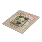 永久に愛された天使によってはペット悔やみや弔慰のカスタムが飛びます タイル (側面)