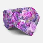 永久に愛ヴィンテージのゴシック様式ばら色のラベンダーの紫色 ネクタイ (ロール)