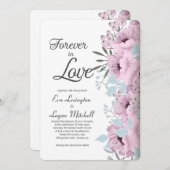永久に愛結婚式招待状で 招待状 (正面/裏面)